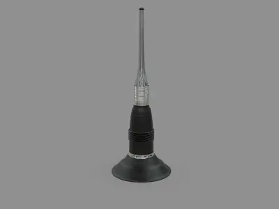 Generic Car Antenna Free 3D model