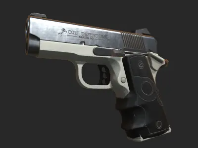Colt Defender Low-poly 3D model