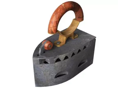 Old Antique Iron  3D model
