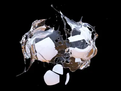 Dosch 3D - Splash Effects - Free Sample Free 3D model