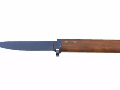 Knife 01 Low-poly PBR Free low-poly 3D model