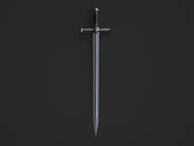 Sword 8  Low-poly 3D model