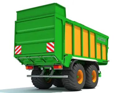 Joskin Farm Trailer 3D model