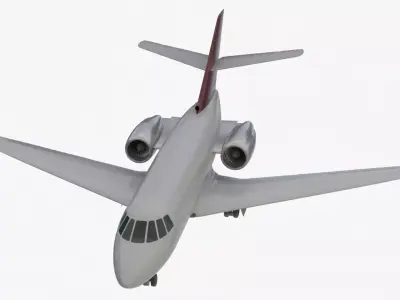 private aviation jet 3D model