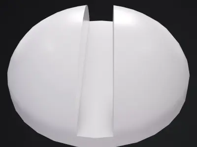 Screw and bolt Heads  Collection Low-poly 3D model