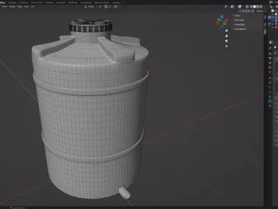 WATER TANK 03 3D model