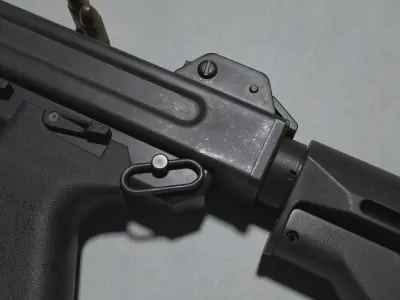 M4 Spectre Low-poly 3D model