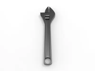 Wrench Low-poly 3D model 36