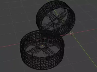 Car Tire 3D model by hongsungjun123