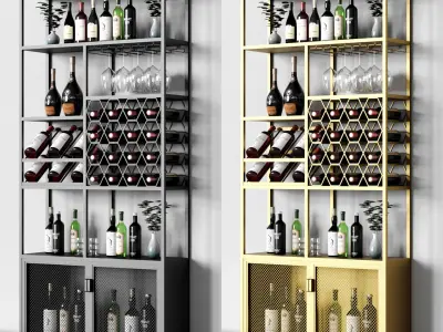 Homary Industrial Rack 03 3D model