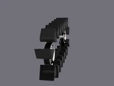 Belt Bucket Free 3D model