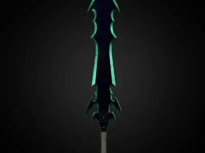 Sword of Warrior collection Low-poly 3D model
