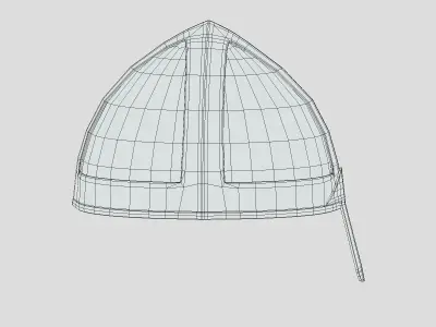 Medieval helmet 05 Low Poly PBR Realistic Low-poly 3D model