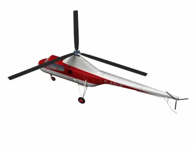 Westland Widgeon 3D model