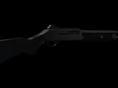 Dmr rifle 3D model
