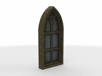 medieval window ogive  3D model