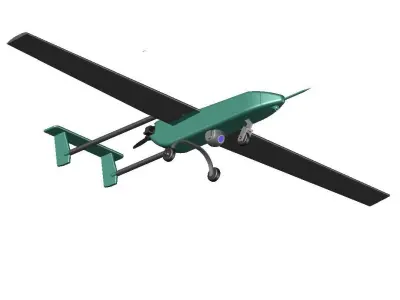 AEROSTAR UAV 3D print model