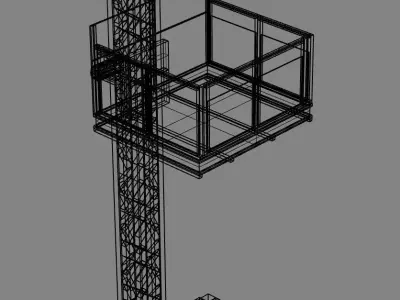 Industrial Lift Free 3D model