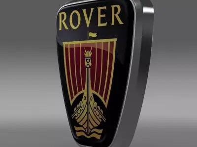 rover logo 3D model by Sergey