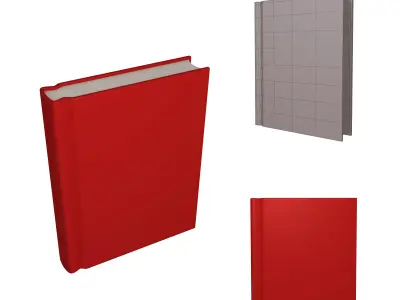 Book Cartoon 3D model