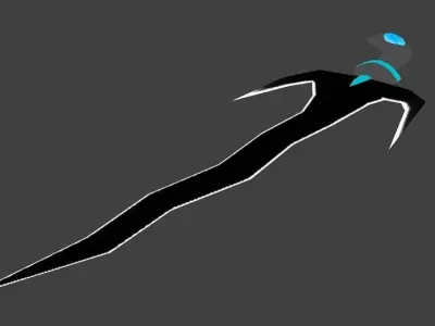 Kerisai-5 sword 3D model