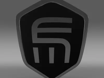 exagon logo 3D model by Sergey