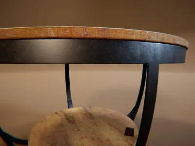 Coffee Table 9 Low-poly 3D model