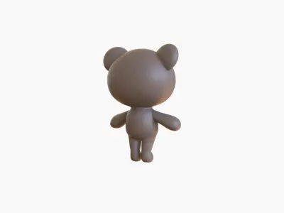 Little animal cute - Rat cute - Character012 Low-poly 3D model