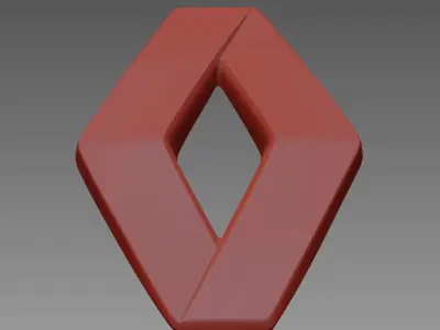 Renault logo 3D print model purchase