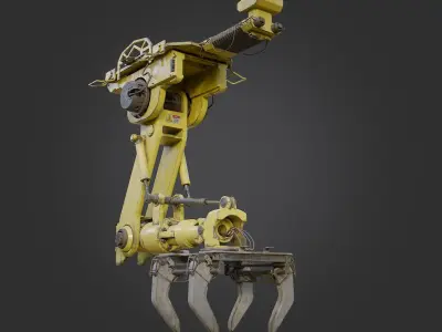 Industrial Robot G-1 Low-poly 3D model