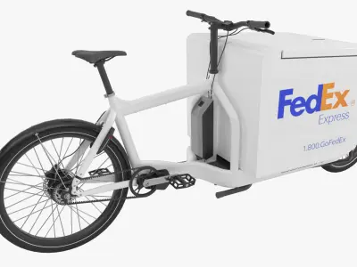  FedEx Cargo Bike 3D model