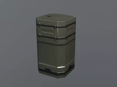 Sci-Fi Asset Low-poly 3D model order