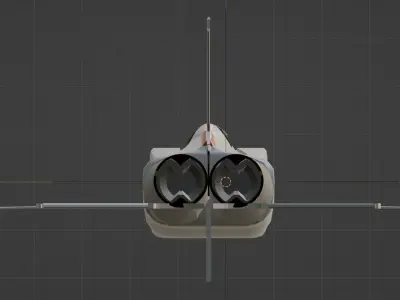 Jet J-8 Free 3D model