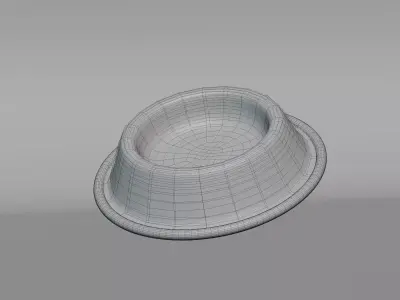Pet Bowl Bowl Low-poly 3D model
