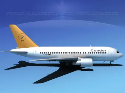 Boeing 767-100 Condor 3D model