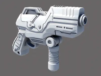Scifi Concept Gun 3D model