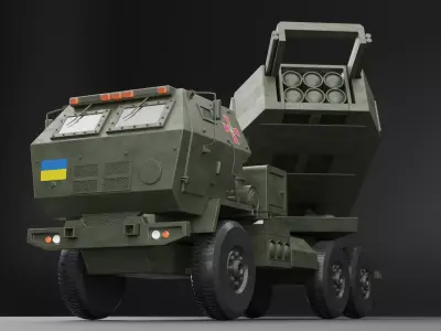 HIMARS M142 HighPoly 3d model 3D model
