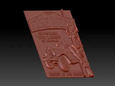 Fire dept 3D print model