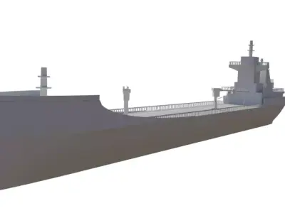 Oil Tanker Ship 3D model