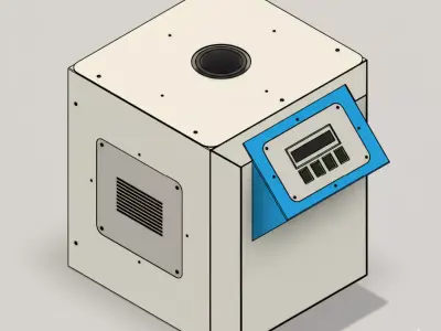 Steripot Laboratory Glass Bead Sterilizer 3D model