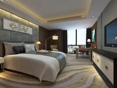Modern Luxury Hotel Room Design 3D model