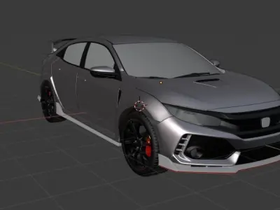 Honda Civic Type R Free 3d Model Free 3D model