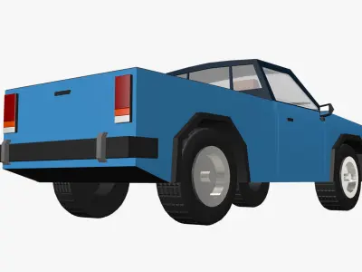 Pickup Truck 3D model purchase