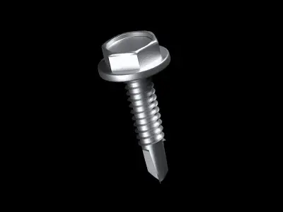 screws Free low-poly 3D model