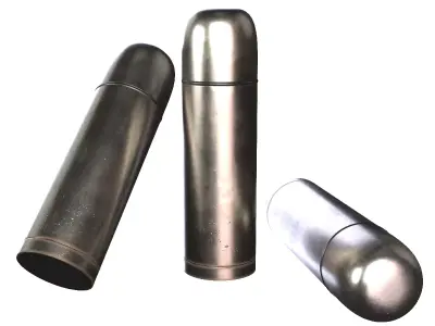 Thermos Low-poly 3D model