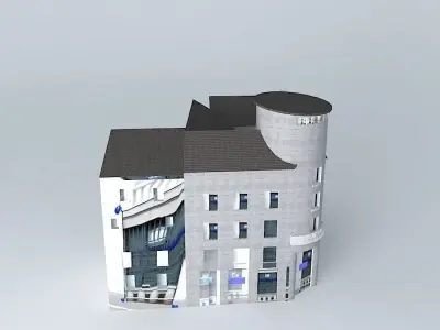 Commercial building Free 3D model