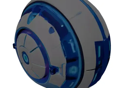 SciFi Energy Core Orb 3D model