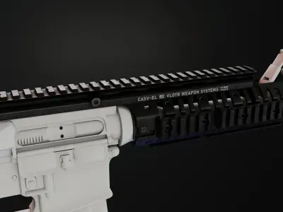 Vltor Casv M4 Handguard Low-poly 3D model