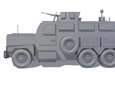 COUGAR ARMORED VEHICLE 3D model