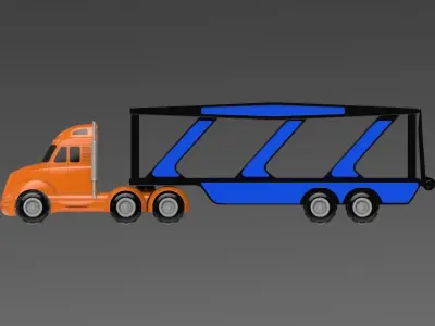 Hauler transporter 3D model